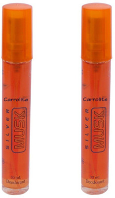 

Carrolite Set of 2 Silver Musk Deodorant Body Spray for Men & Women (Deodorant-15) Body Spray - For Men & Women(60 ml, Pack of 2)