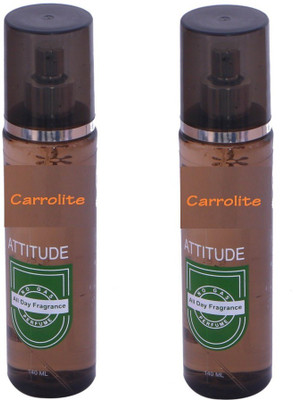 

Carrolite Set of 2 Attitude Deodorant Body Spray for Men & Women (Deodorant-25) Body Spray - For Men & Women(280 ml, Pack of 2)