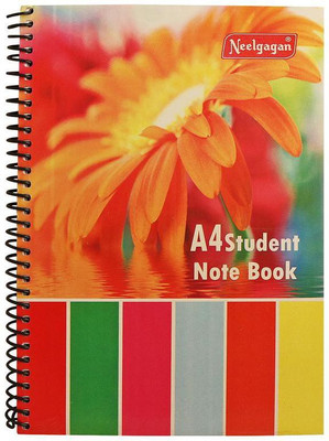 

NEELGAGAN A4 Notebook(NOTEBOOK STUDENT A4(300), White, Pack of 3)