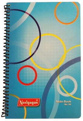 

NEELGAGAN A5 Notebook(NOTEBOOK SPIRAL66 THIN, White, Pack of 10)