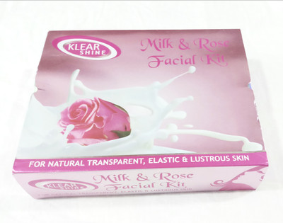 

Klear Shine Milk & Rose Facial Kit. 300 g