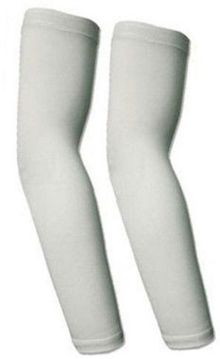 

N.VCOMMUNICATION24X7 FULL UV PROTECTION SUPERIOR STUFF Elbow Support (Free Size,White) Finger Sleeve(Pack of 2)