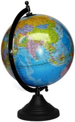 

sethias WORLD GLOBE DESK AND TABLE TOP POLITICAL World Globe(12*8*8 Blue)