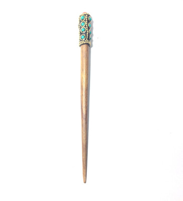 

Artistique Ring & Chain Turquoise Bun Stick(Turquoise)