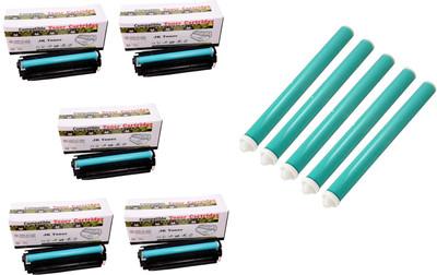 

JK Toners 12A Black Toner Cartridge, Compatible for HP LaserJet - 1010, 1012, 1015, 1018, 1020, 1022, 1022n, 3020, 3030, 3050, 3052, 3055, M1005, M1319f Single Color Toner (PACK OF 5 CARTRIDGE 5 DRUM) Single Color Ink Toner(Black)