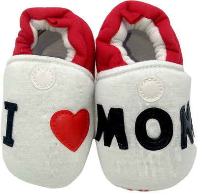 

kids happy Boys & Girls Slip on Casual Boots(White, White;red