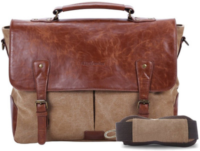 

ShopyBucket 19 inch Expandable Trolley Laptop Tote Bag(Brown)