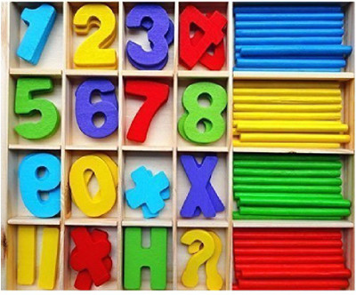 

Baby Tintin Wooden Computation Study Box for Basic Math Calculations for Childrens(Multicolor)