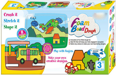 

Grab Offers Foam Bead Dough, Make Your Own Creative Design With This Kit..(Multicolor)