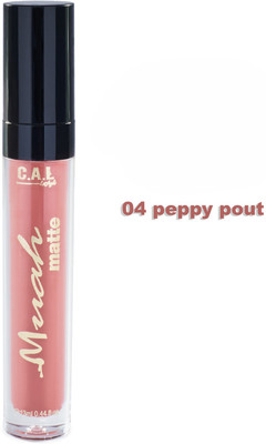 

C.A.L Los Angeles Muah Velvet Matte Lip Gloss - Peppy Pout(13 ml, Peppy Pout)