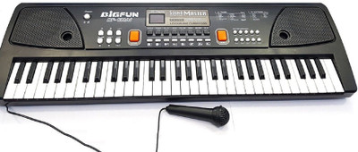 

crazy toys big size electrical keyboard for kids (51 key)(Black)