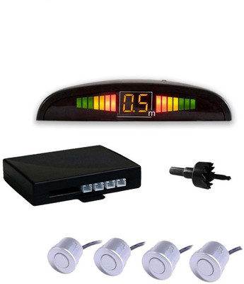 AuTO ADDiCT AAU2 Premium Make Car White Parking Reverse Sensors For all cars - Set of 4 Pcs Parking Sensor(Electromagnetic Systems)