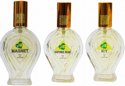 

suneha Magnet Rose, Icy(pack of three) Eau de Parfum - 180 ml(For Men & Women)