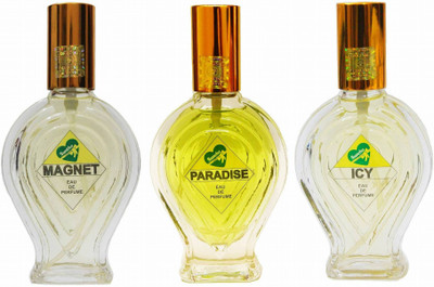 

suneha magnet paradise icy(pack of three) Eau de Parfum - 180 ml(For Men & Women)