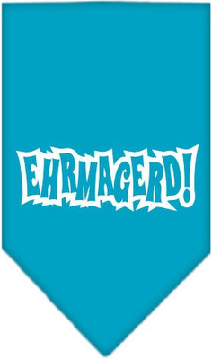 Mirage Pet Products Bandana for Dog(Turquoise, Blue