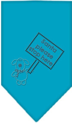 

Mirage Pet Products Bandana for Dog(Turquoise, Blue