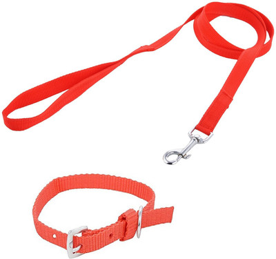 

Furious3D Small Pet Type Dog Collar & Leash(, Red