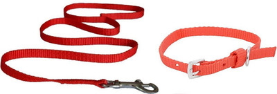

Furious3D Small Pet Type Dog Collar & Leash(, Red