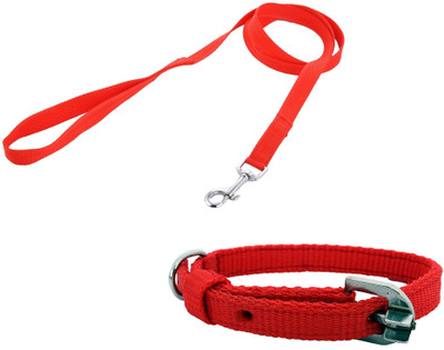 

Furious3D Small Pet Type Dog Collar & Leash(, Red
