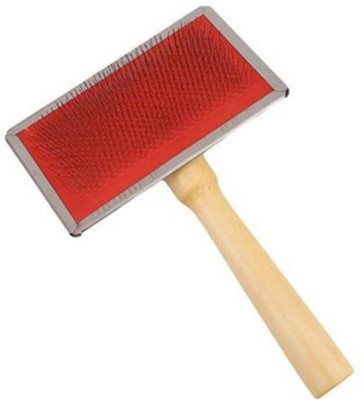 

Smartcraft Pet Dog Cat Hair Shedding Grooming Wooden Handle Slicker Trimmer Fur Comb Brush (Medium) Slicker Brushes for Dog