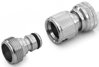 Zephyr Quick Connects Sprayer - Hose Combo (Brass) 2-Way Coupling Pipe Joint(Pack of 1)