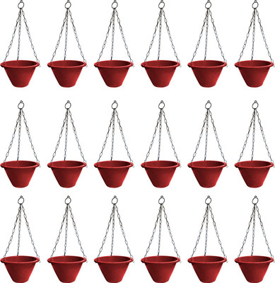

SHOPTICO Nibbo 1429 Plant Container Set(Pack of 18, Plastic)