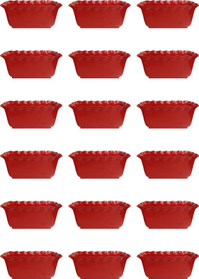

SHOPTICO Nibbo 1435 Plant Container Set(Pack of 18, Plastic)