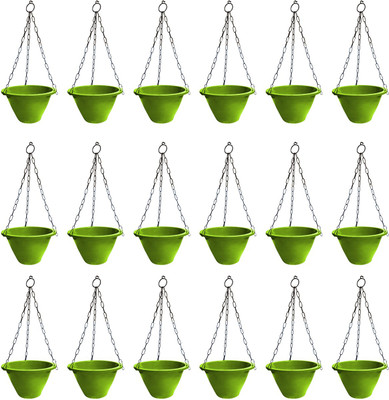 

SHOPTICO Nibbo 1430 Plant Container Set(Pack of 18, Plastic)