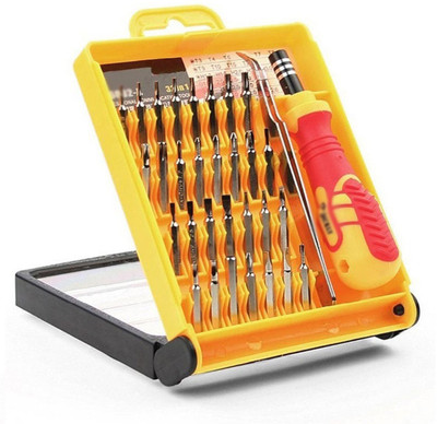 Flynn 32 in 1 Screw Driver Set Small Pocket Screwdriver Set Bits Tool Kit Combination Screwdriver Set(Pack of 32) available at flipkart for Rs.229