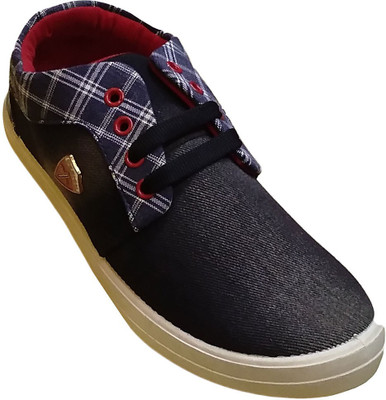 

JKT Men's Stylish Casuals Canvas Shoes, Corporate Casuals, Casuals, Outdoors, Party Wear, Sneakers Casuals For Men(Grey, Browngold