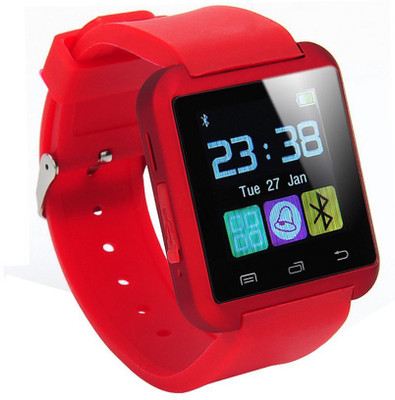 

MOBILE LINK Bingo U8 Red Smartwatch(Red Strap Regular)