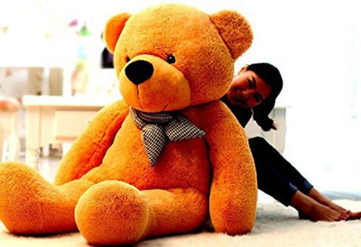 

Babyjoys Stuffed Spongy Teddy Bear Cuddles Toy 3 Feet Color brown - 20 cm(Brown)