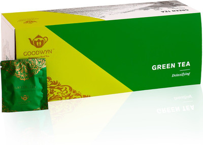 

Goodwyn Pure and Premium Green Tea, 100 Tea Bags Green Tea Bags Box(100 Bags)