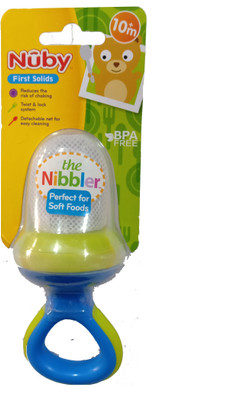 

Nuby Nibbler - Green & Blue Food Feeder(Multicolor)