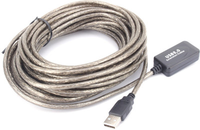 

LipiWorld TV-out Cable USB 2.0 Active Cable-20 METER(Black, For Laptop, 20)