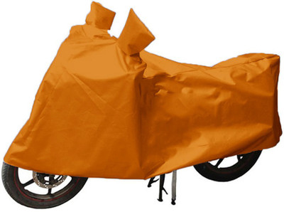 Blossom Trendz Two Wheeler Cover for Bajaj(Pulsar 150 DTS-i, Orange)