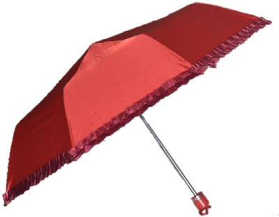 

Pearl Umbrella 3 fold apple red Umbrella(Red)