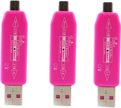 

Etake (Pack of 3) usb_adaptor USB Adapter(Pink)