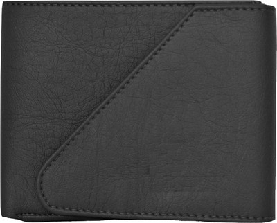 

Beautylife Men Black Genuine Leather Wallet(5 Card Slots)