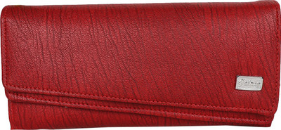 

Regalia Women Casual Red Artificial Leather Wrist Wallet(3 Card Slots), Maroon