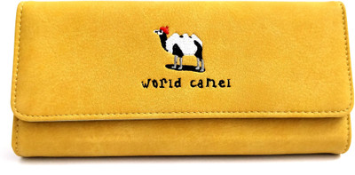 

PRIYANKA COLLECTIONS Women Casual Yellow Artificial Leather Wallet(10 Card Slots)