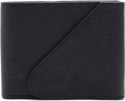 

Coovs Men Black Artificial Leather Wallet(5 Card Slots)