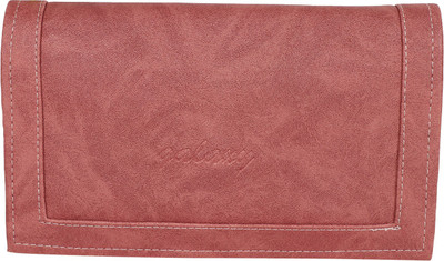 

Regalia Women Pink Artificial Leather Wrist Wallet(7 Card Slots)