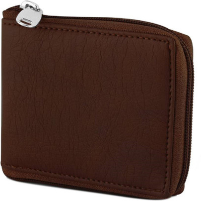 

SHAR Men Brown Artificial Leather Wallet(5 Card Slots)