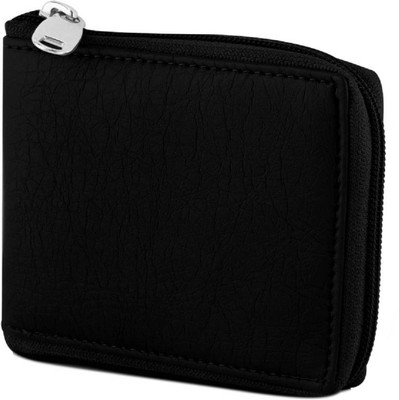 

SHAR Men Black Artificial Leather Wallet(5 Card Slots)