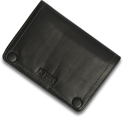 

Kim Jagger Men Black Genuine Leather Wallet(10 Card Slots)
