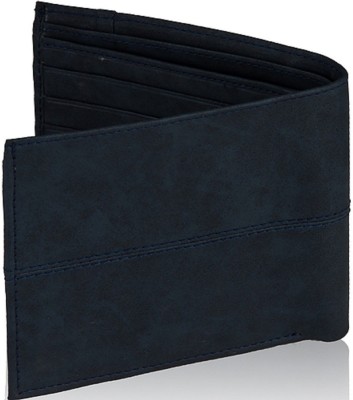 

SAM Men Blue Artificial Leather Wallet(6 Card Slots)