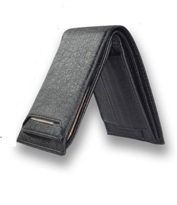 

SHAR Men Tan Artificial Leather Wallet(6 Card Slots), Black