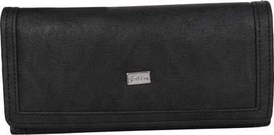 

Regalia Women Black Artificial Leather Wrist Wallet(8 Card Slots)