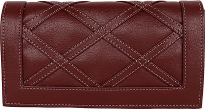 

Regalia Women Maroon Artificial Leather Wrist Wallet(5 Card Slots)